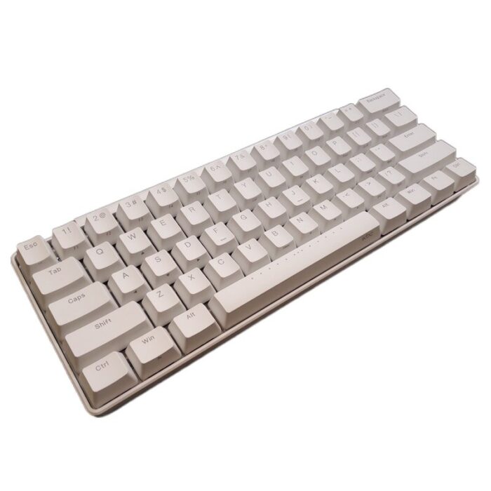 IKBC W200 Mini Mechanical Keyboard 61 keys 2 4g Wireless PBT Keycap use Dry Battery 1